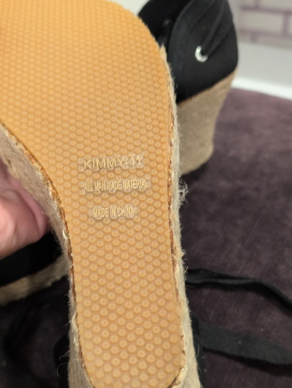Black Espadrille Wedge Tie-Up Sandals - Classic Women's Summer Shoe